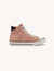 Leather high-top trainers