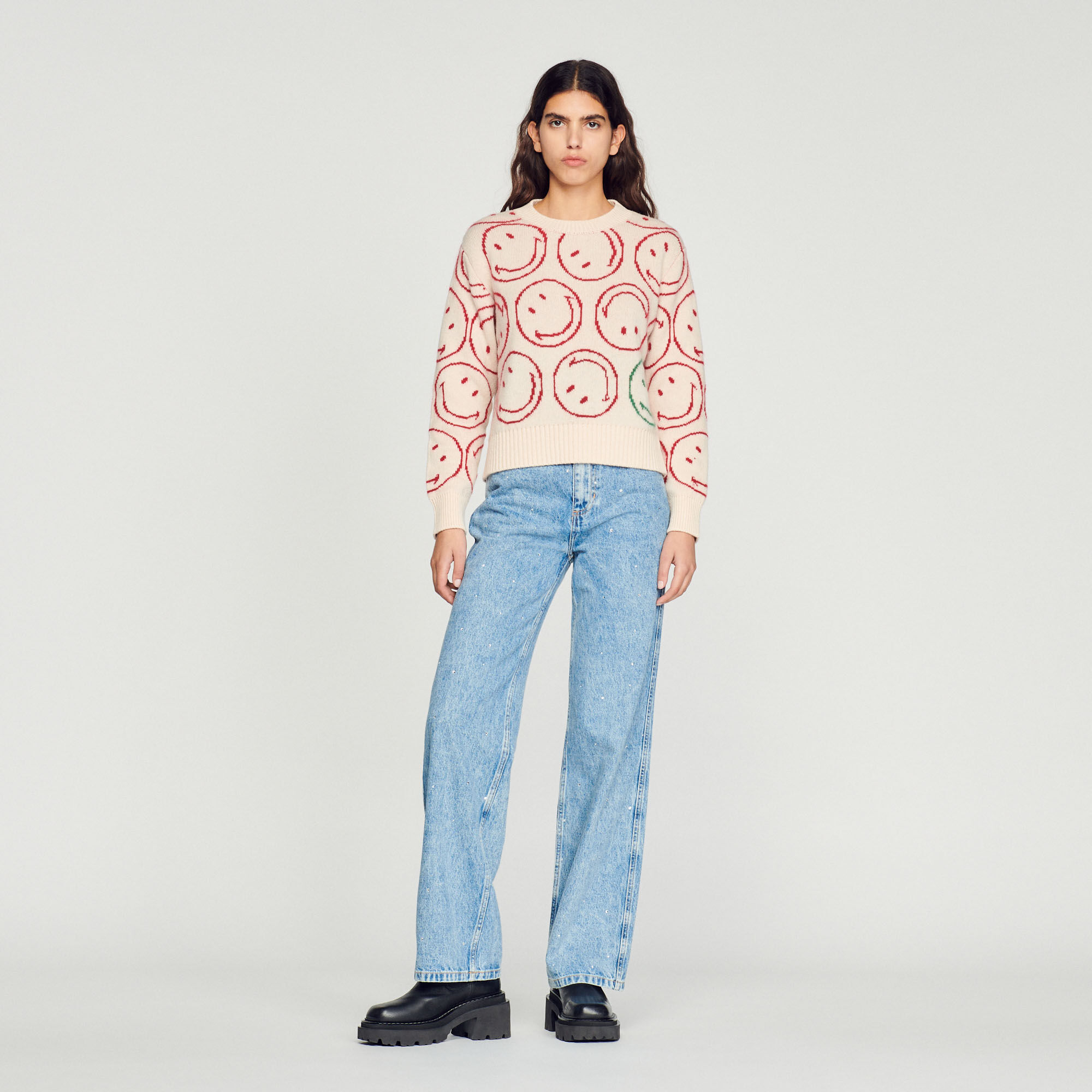 Sandro smile sweater top
