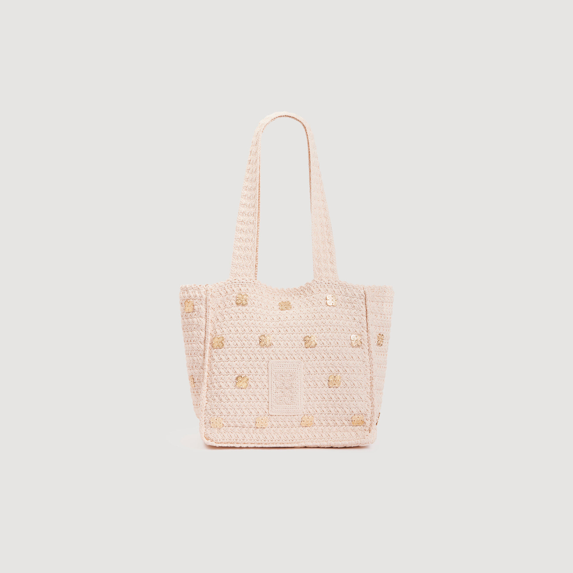 Crochet bag with tassels