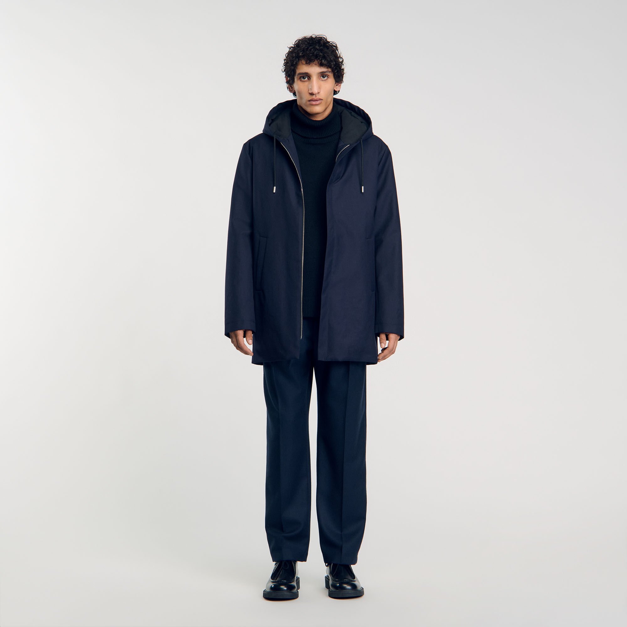 Hooded parka with zip Hooded parka with zip