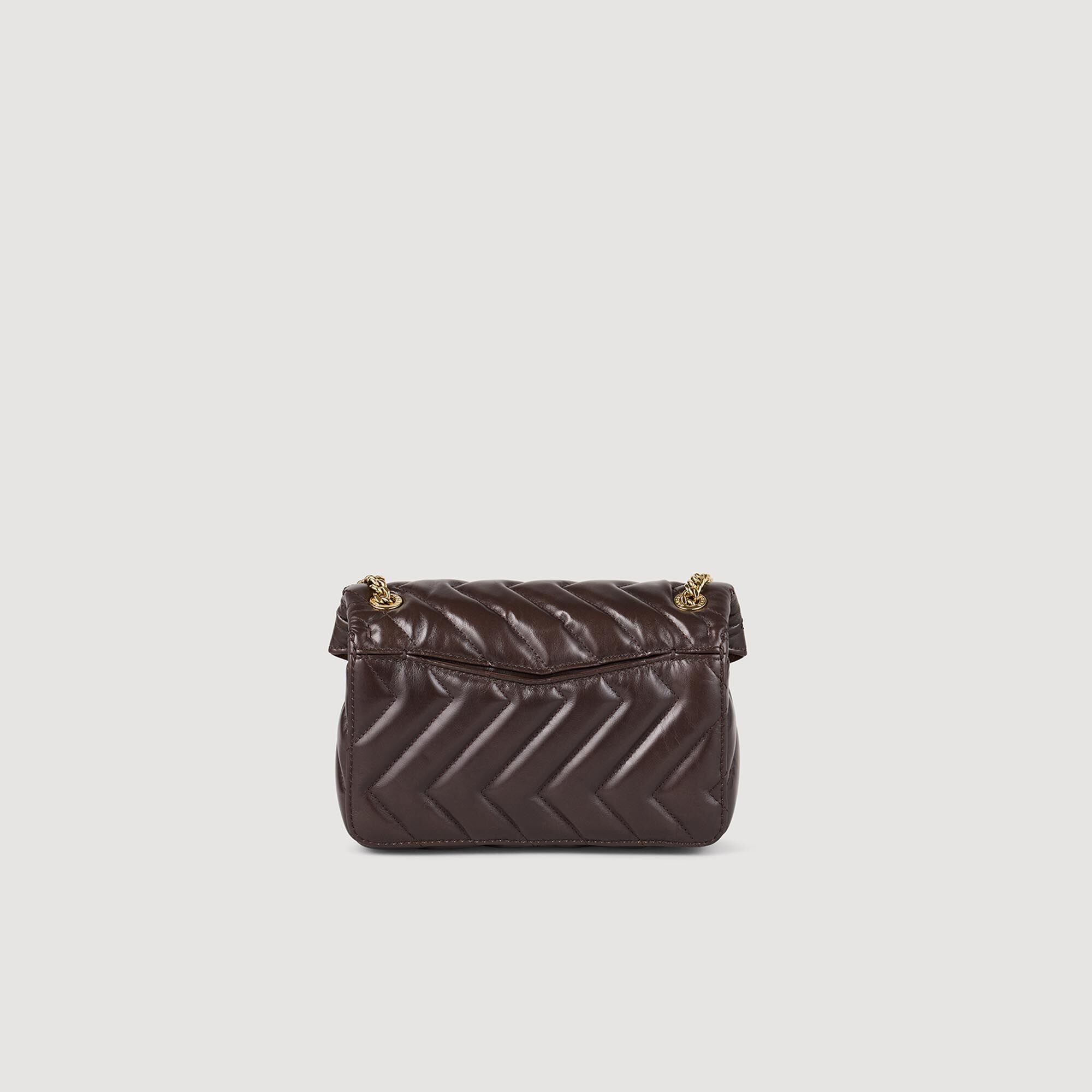 Yza small plain leather bag