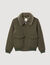 Shearling collar aviator jacket