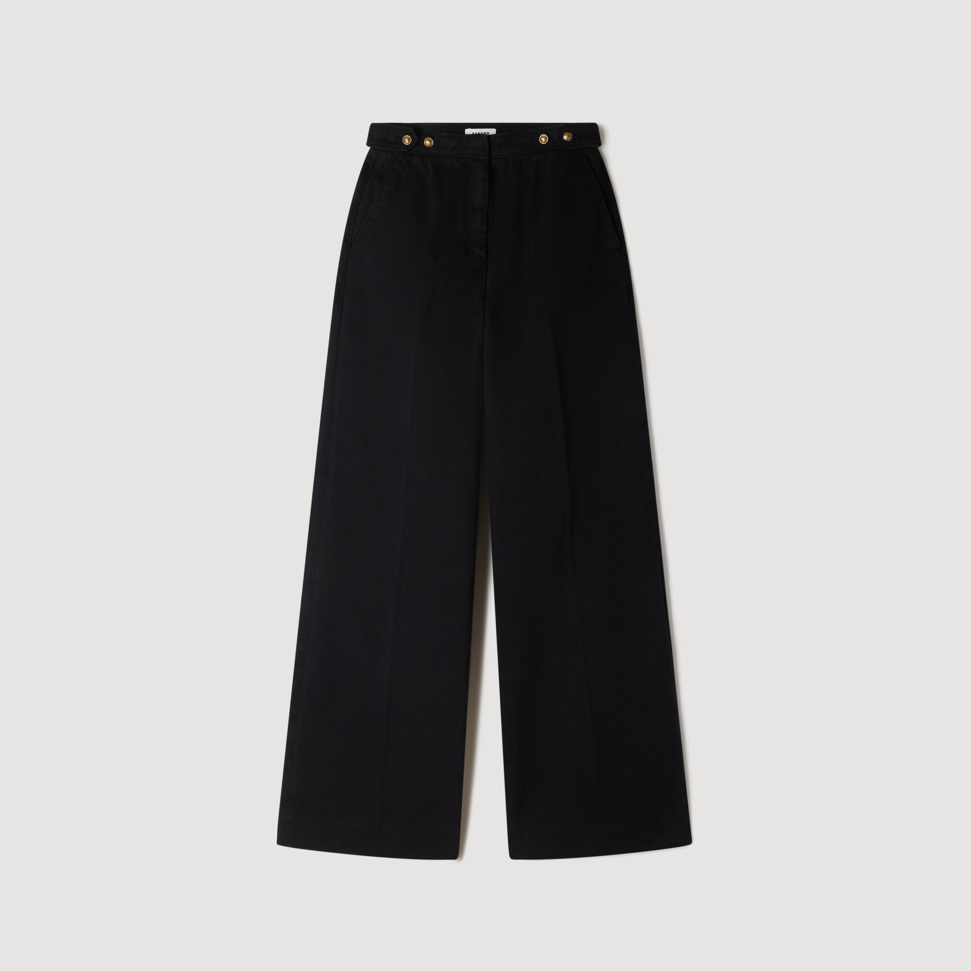 High-rise wide-leg jeans - Women | Sandro