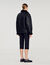 Short shearling coat