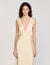 Satin-effect maxi dress