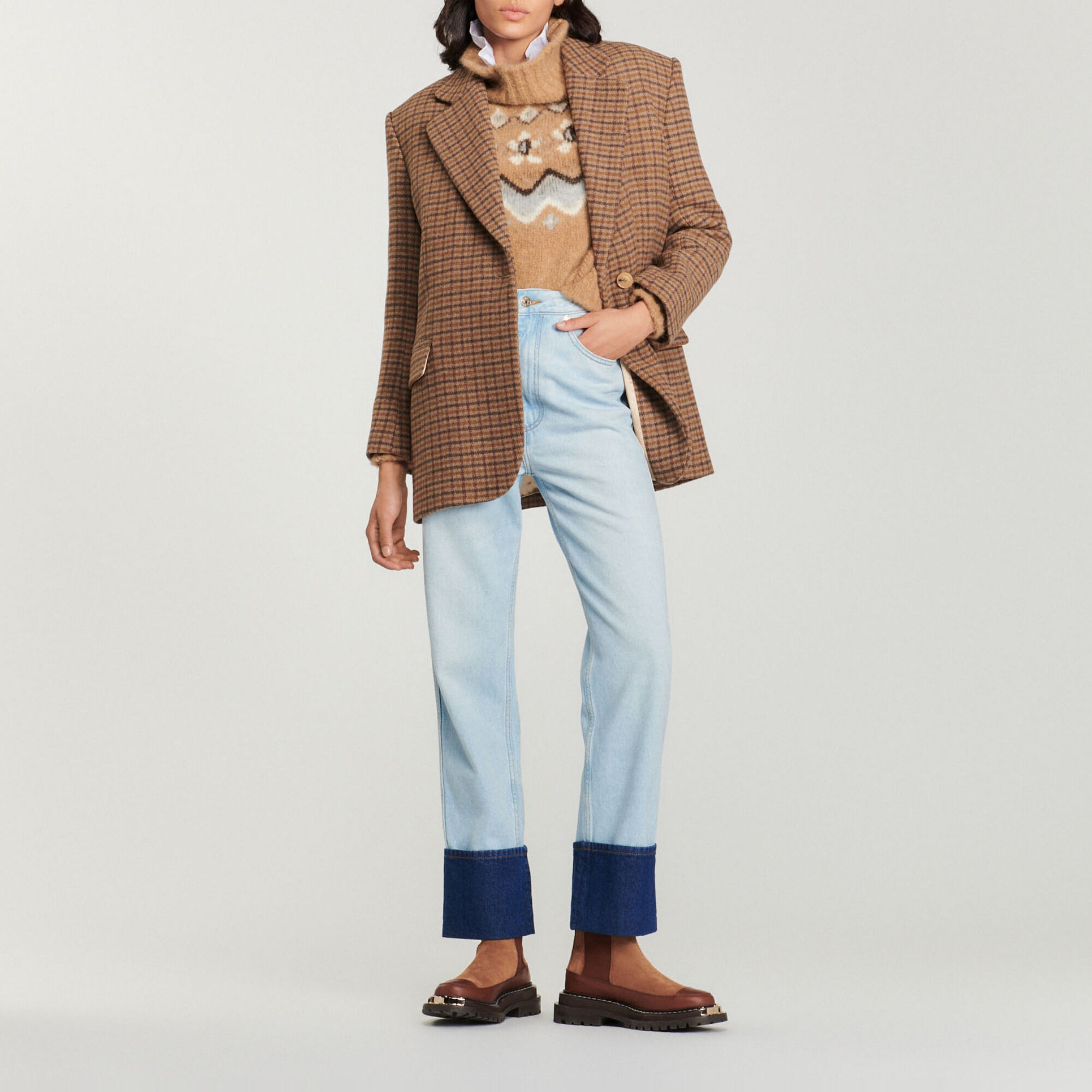 Oversized tailored jacket