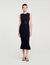 Knit maxi dress with studs