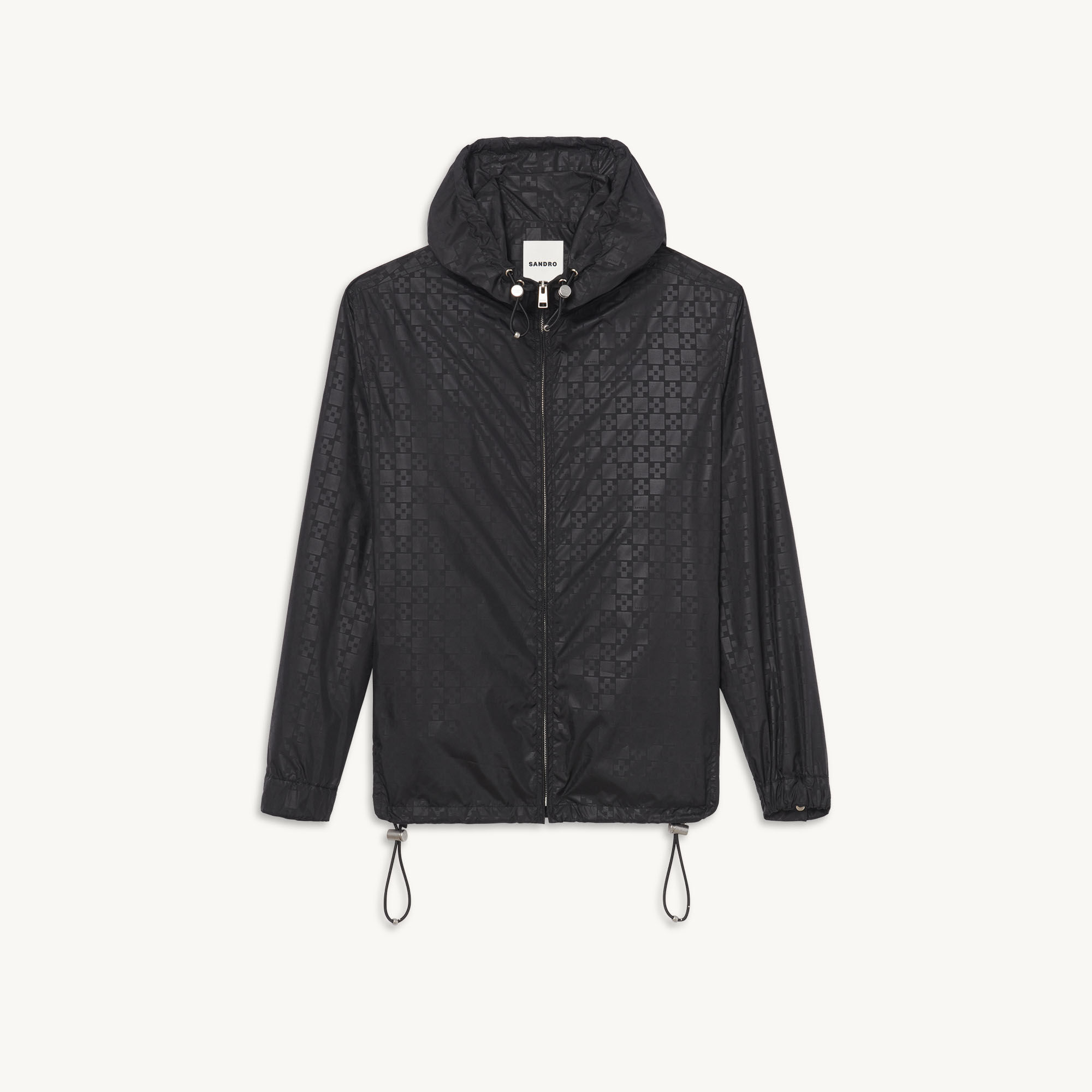 Printed jacket black / gray for Men | Sandro Paris