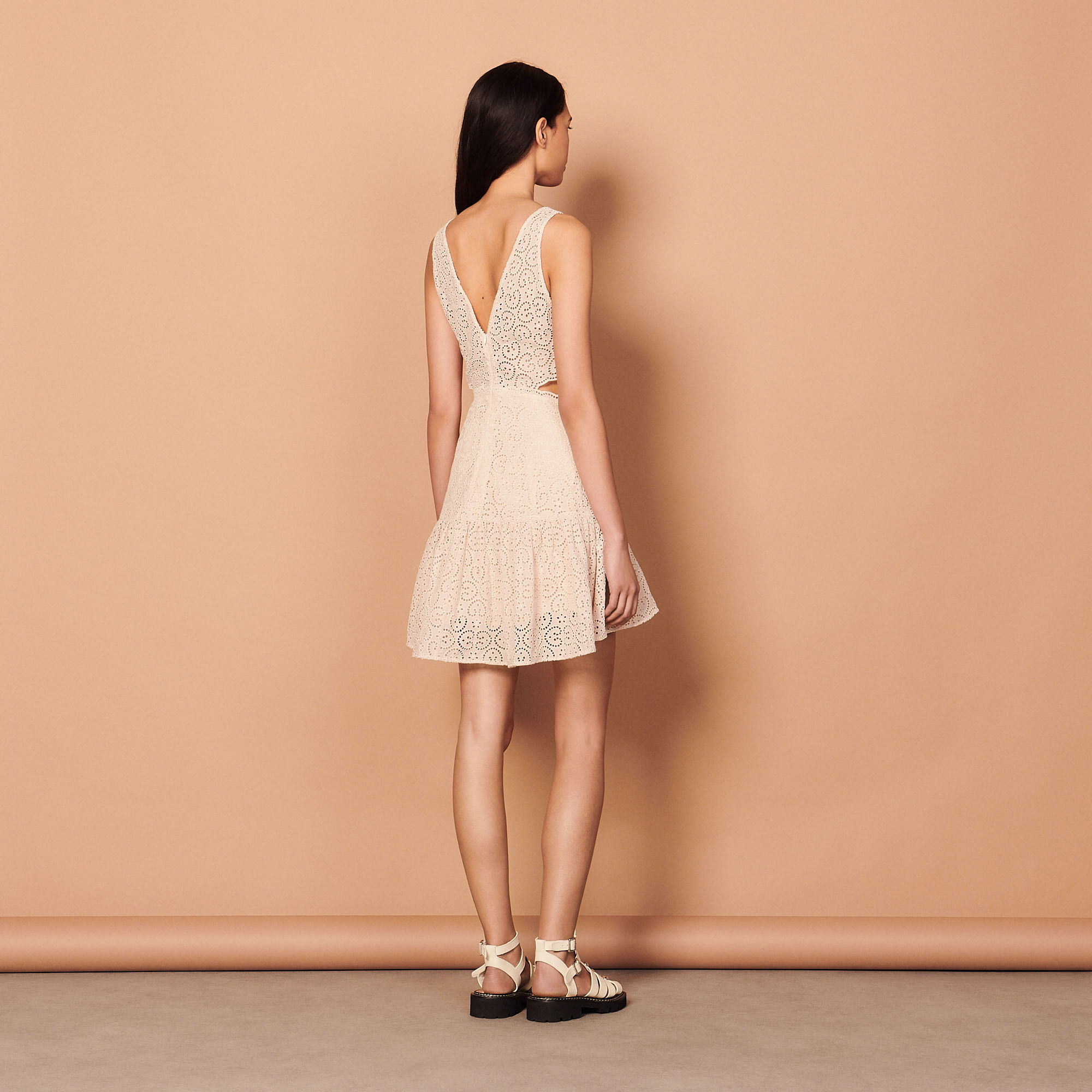 Sandro paris lace dress outlet