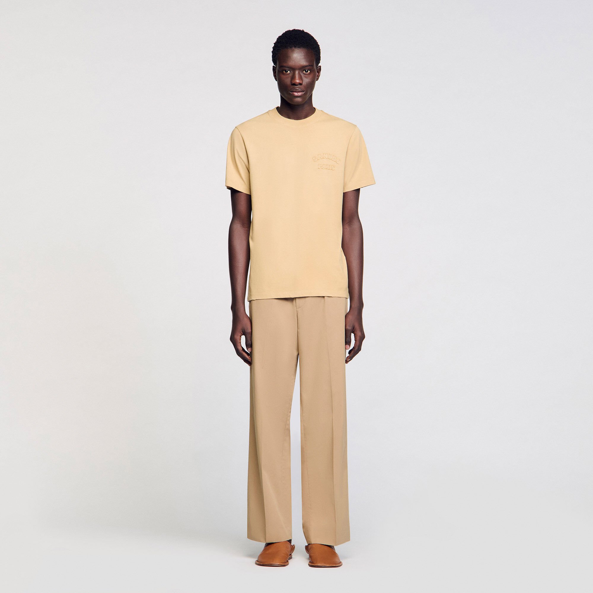 Worn-effect T-shirt