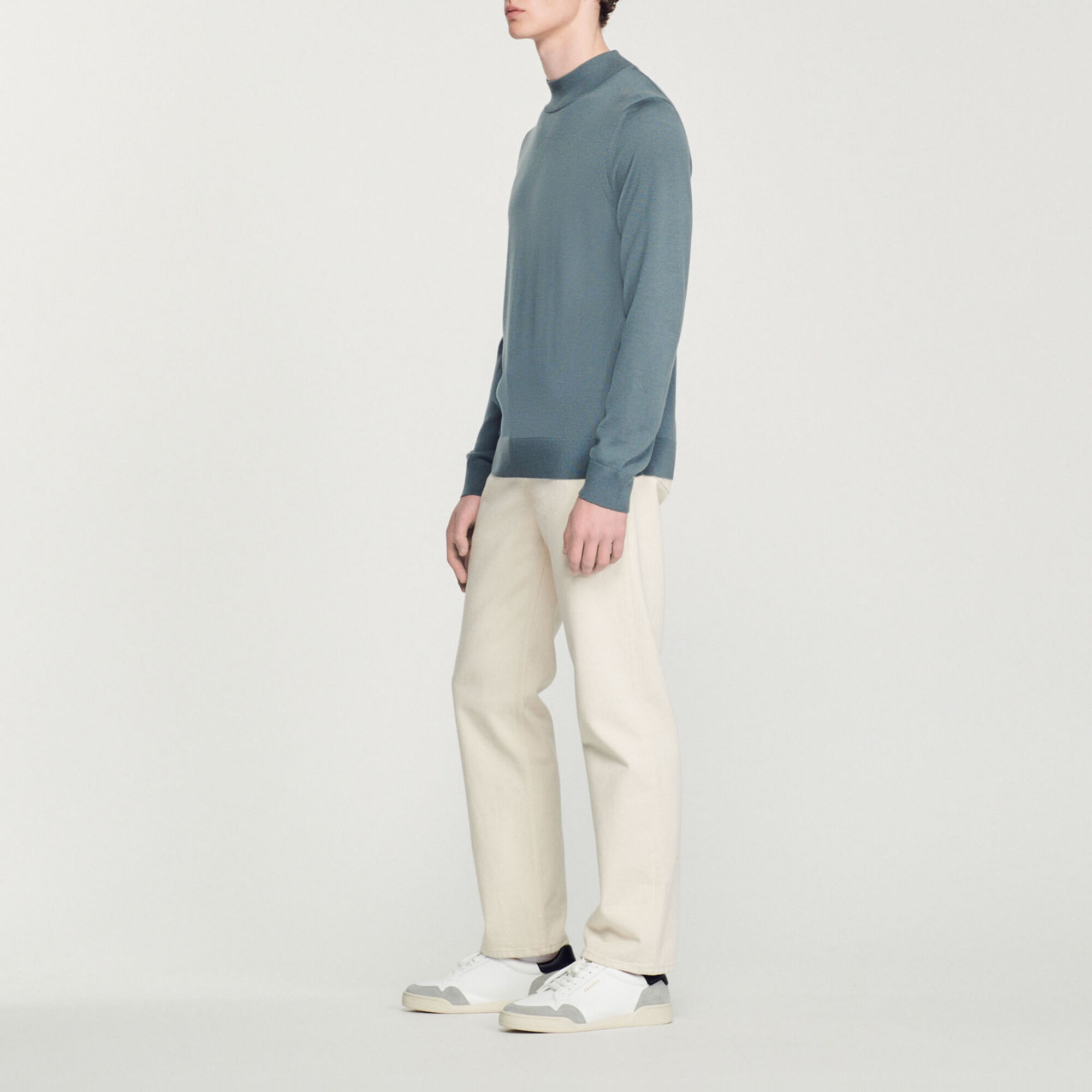 Funnel neck sweater