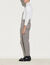Flannel suit trousers