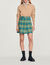 Short wraparound skirt