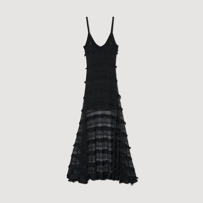 Knit maxi dress