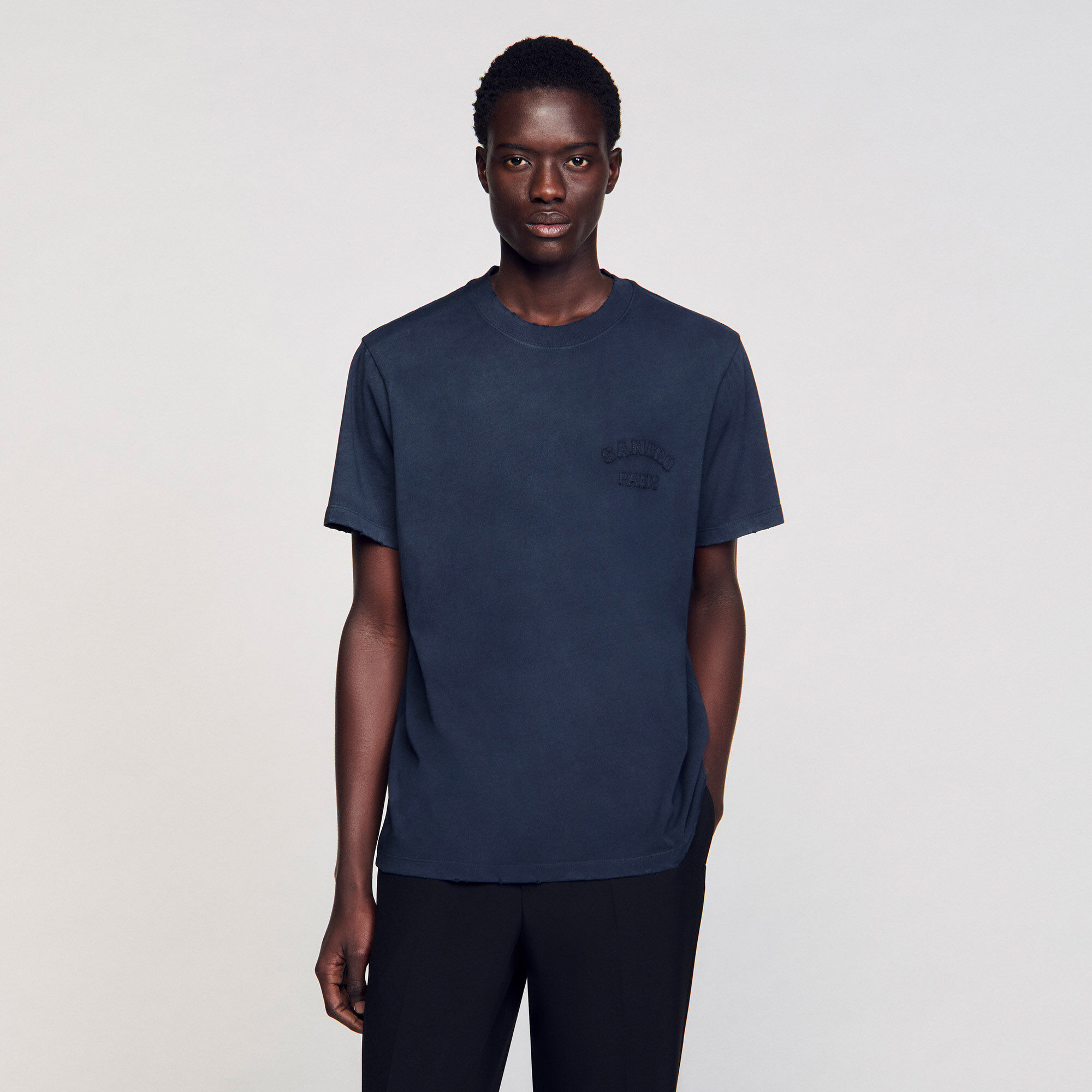 Worn-effect T-shirt
