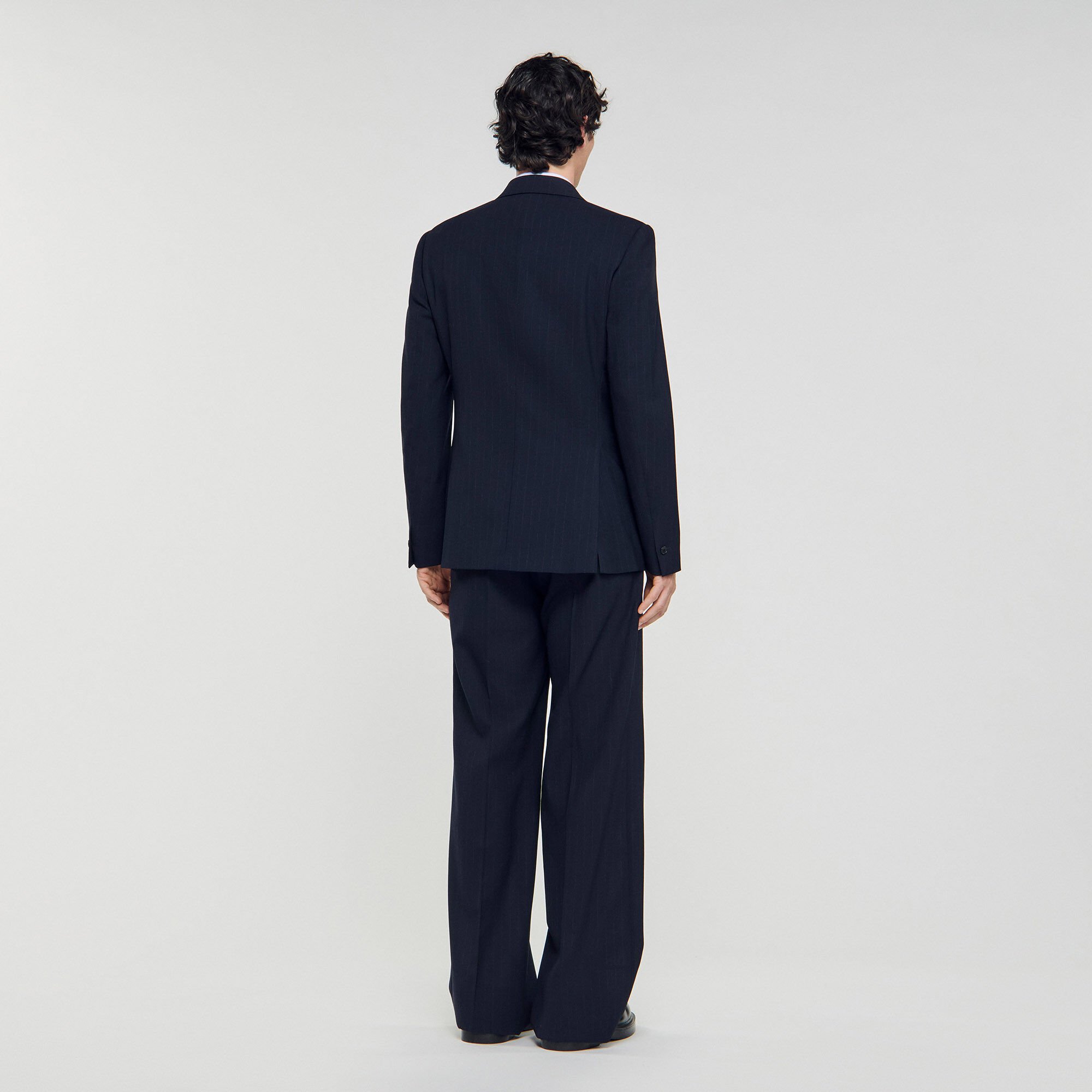 Double-breasted suit jacket