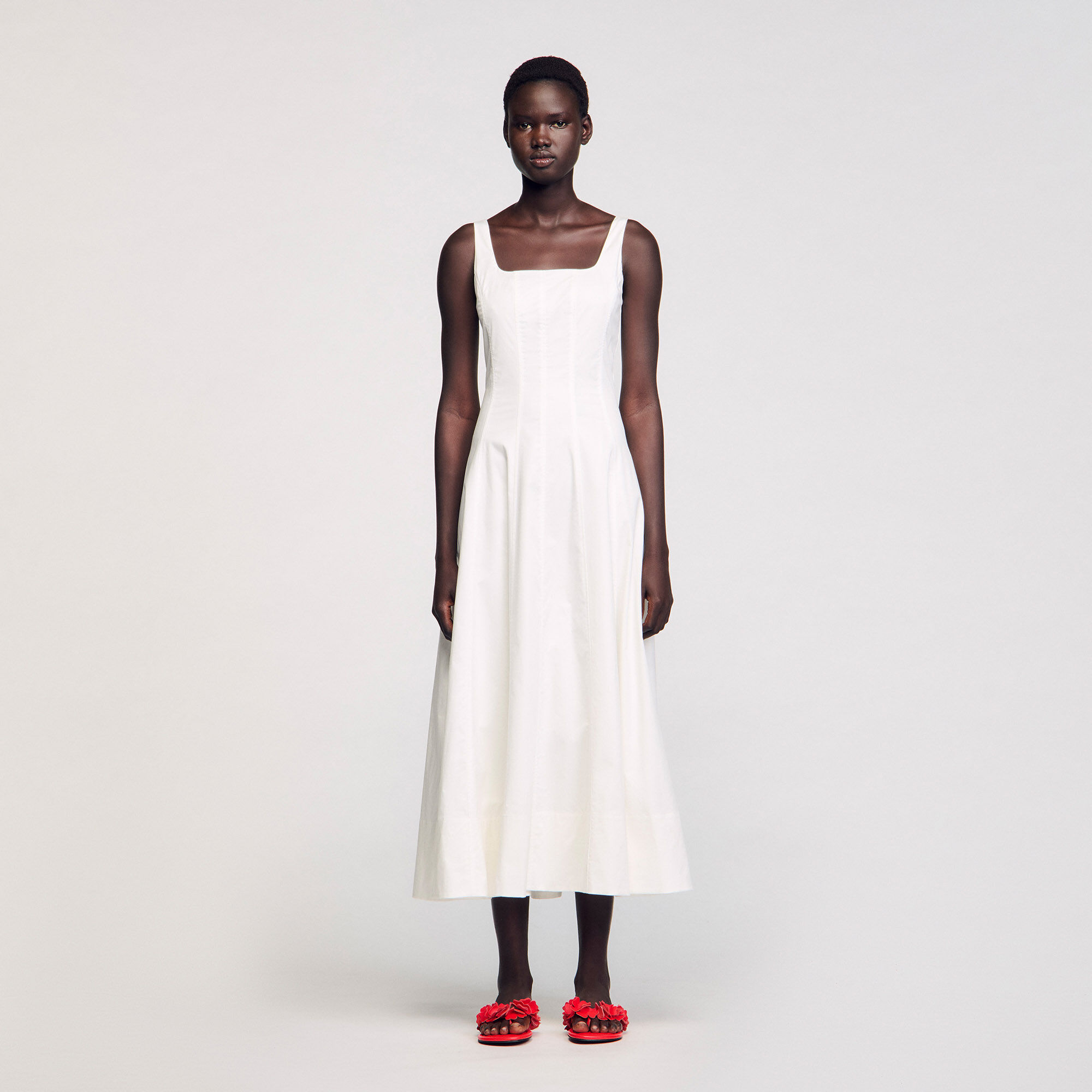 Flared long dress