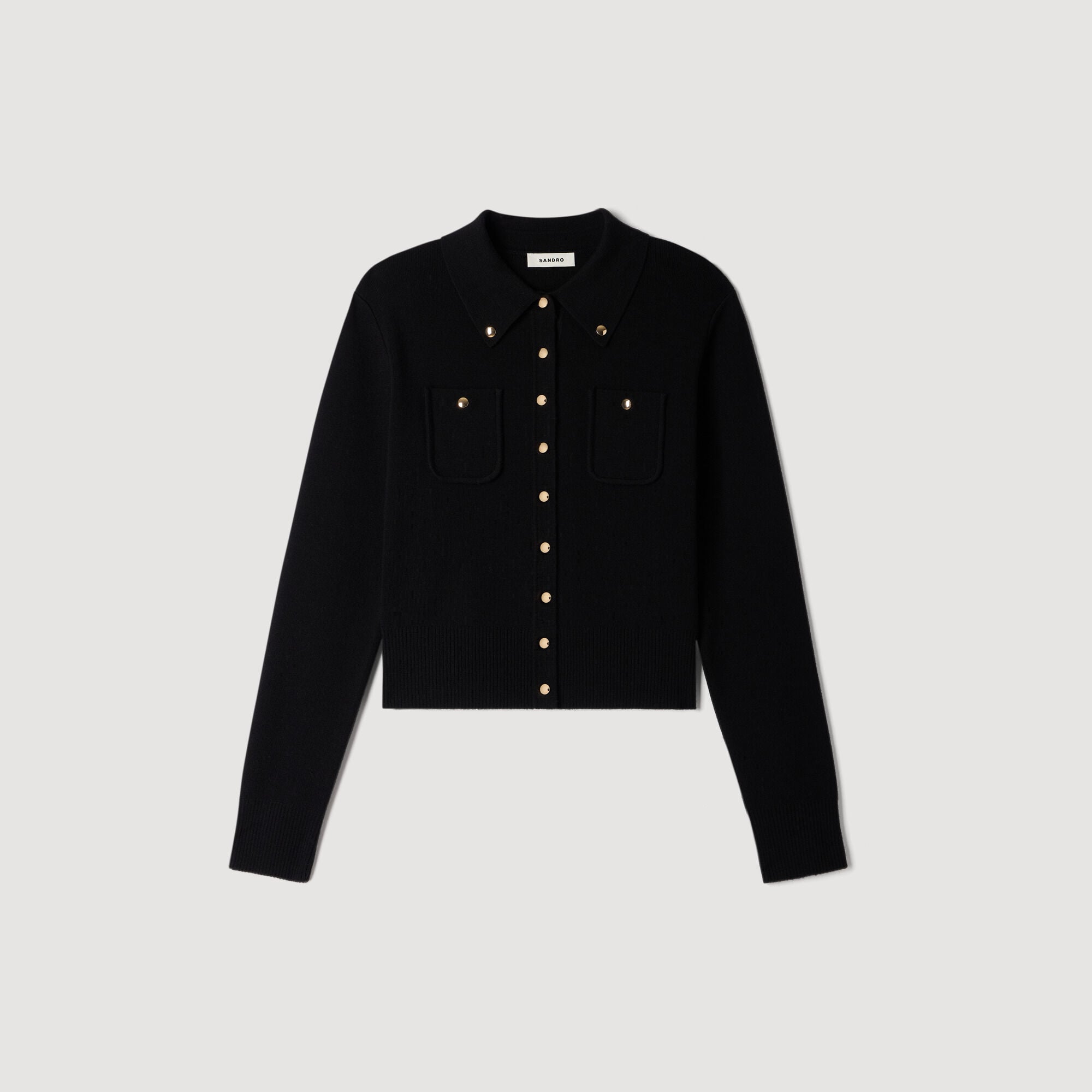 Cardigan with metal buttons - Women | Sandro
