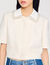 Short-sleeved rhinestone jacket
