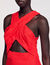 Long wraparound dress