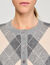 Argyle pattern cardigan