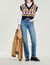 Sleeveless sweater with motif