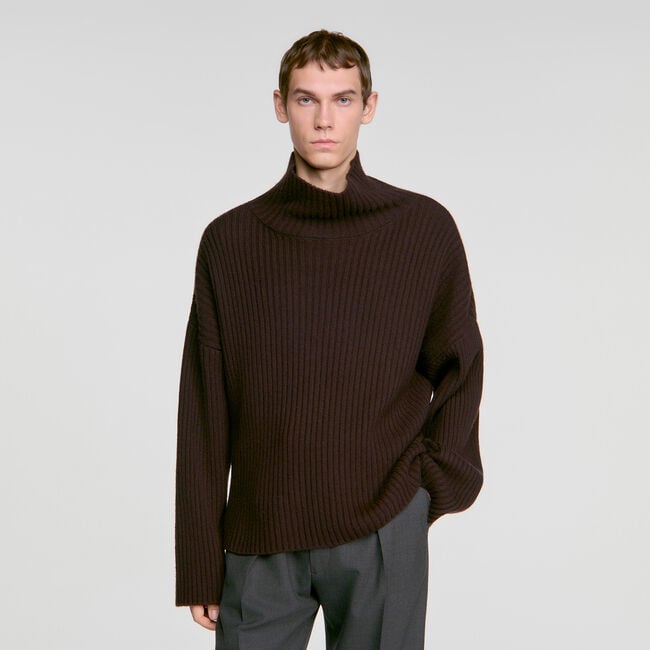 Ribbed wool and cashmere jumper - Men | Sandro