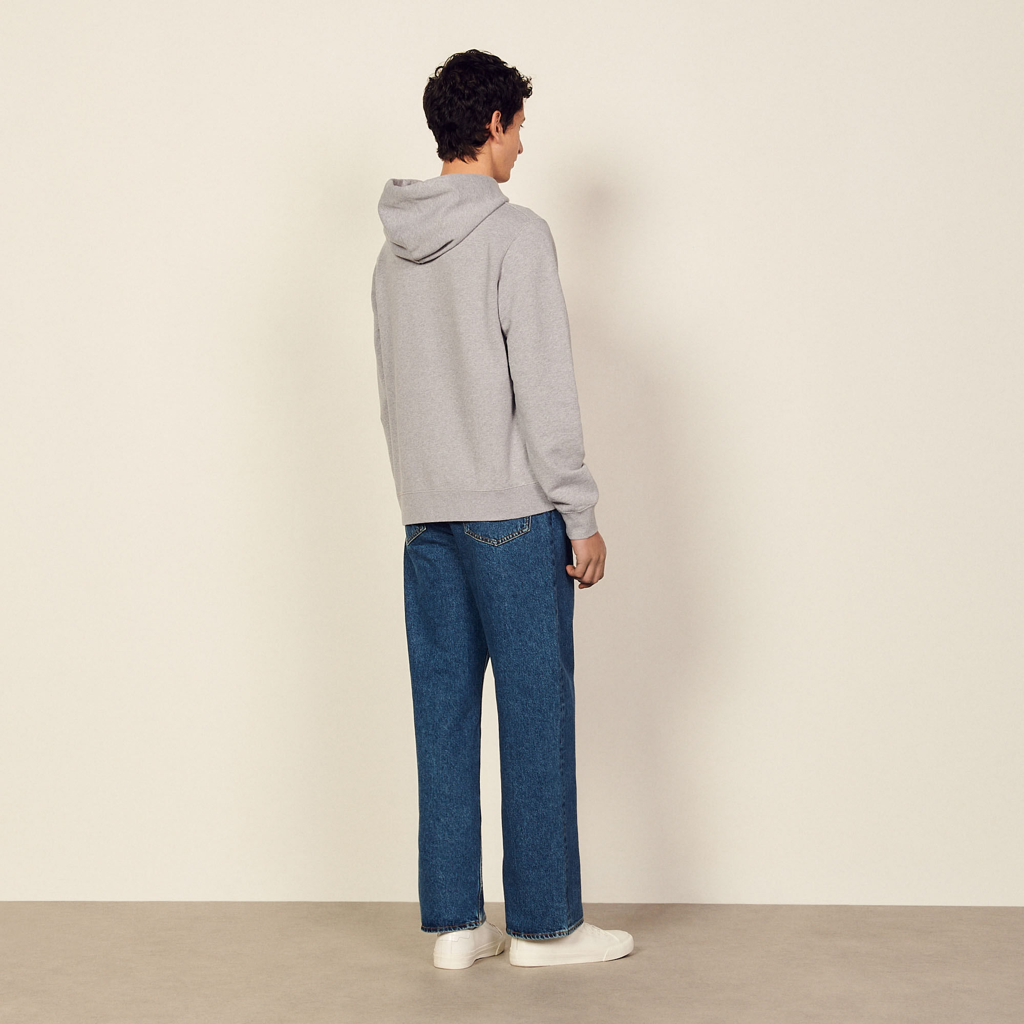 Smiley Hoodie with patch