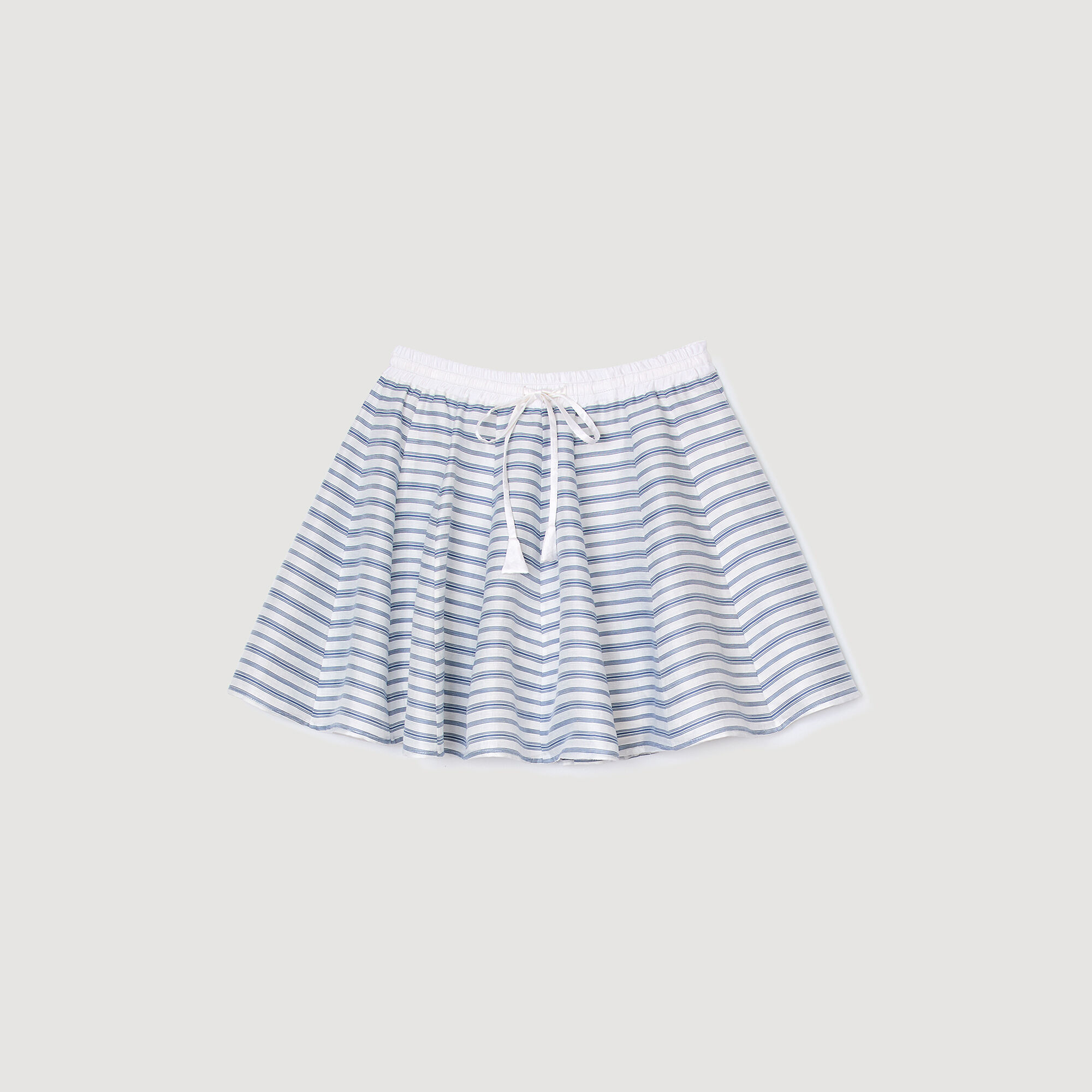 関税・送料込み!【国内発送】SANDRO Spiral Skater スカート Spiral print skater skirt blue For Women | Sandro Paris