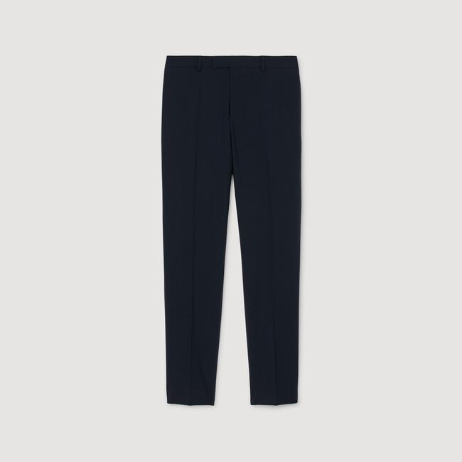 Wool suit trousers