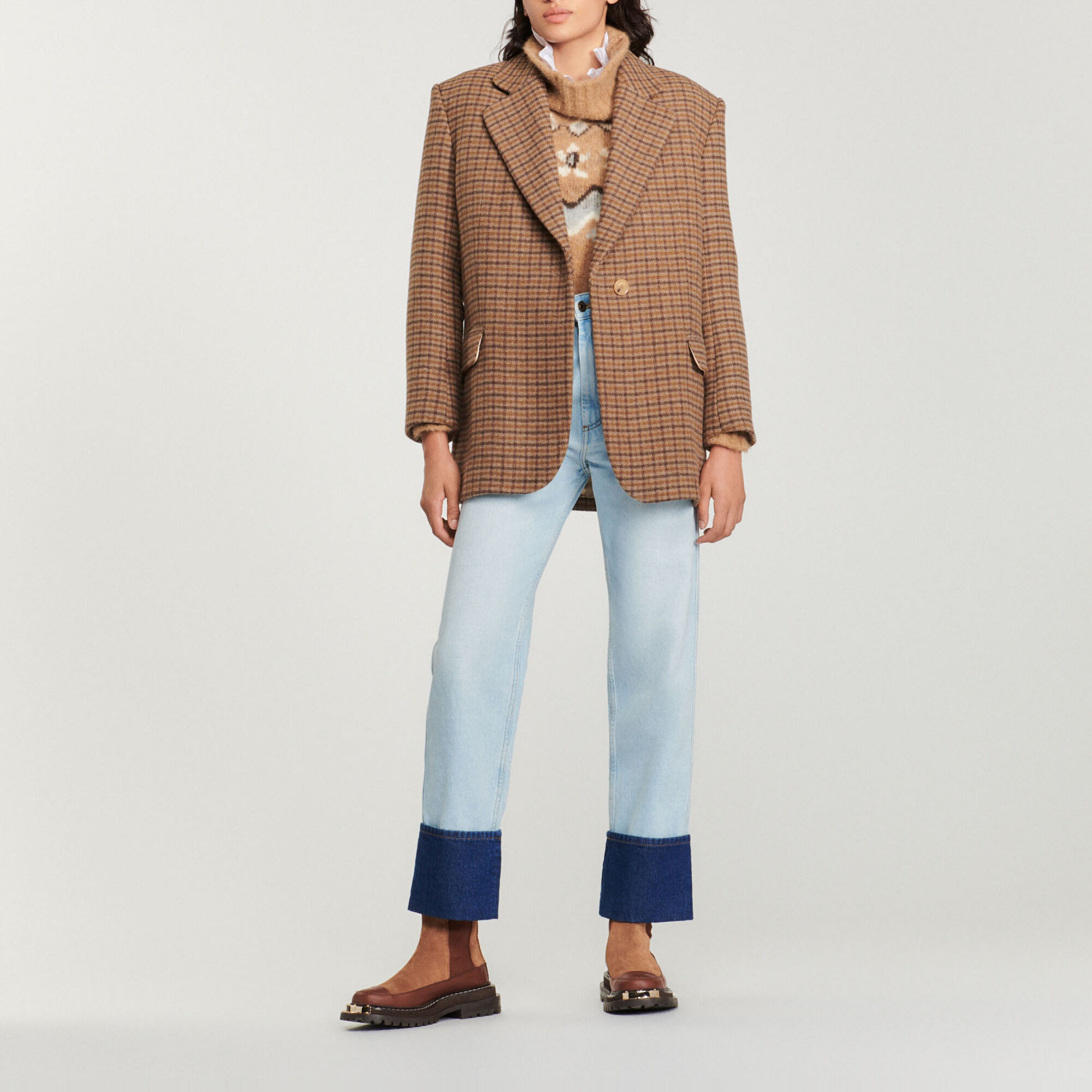 Oversized tailored jacket