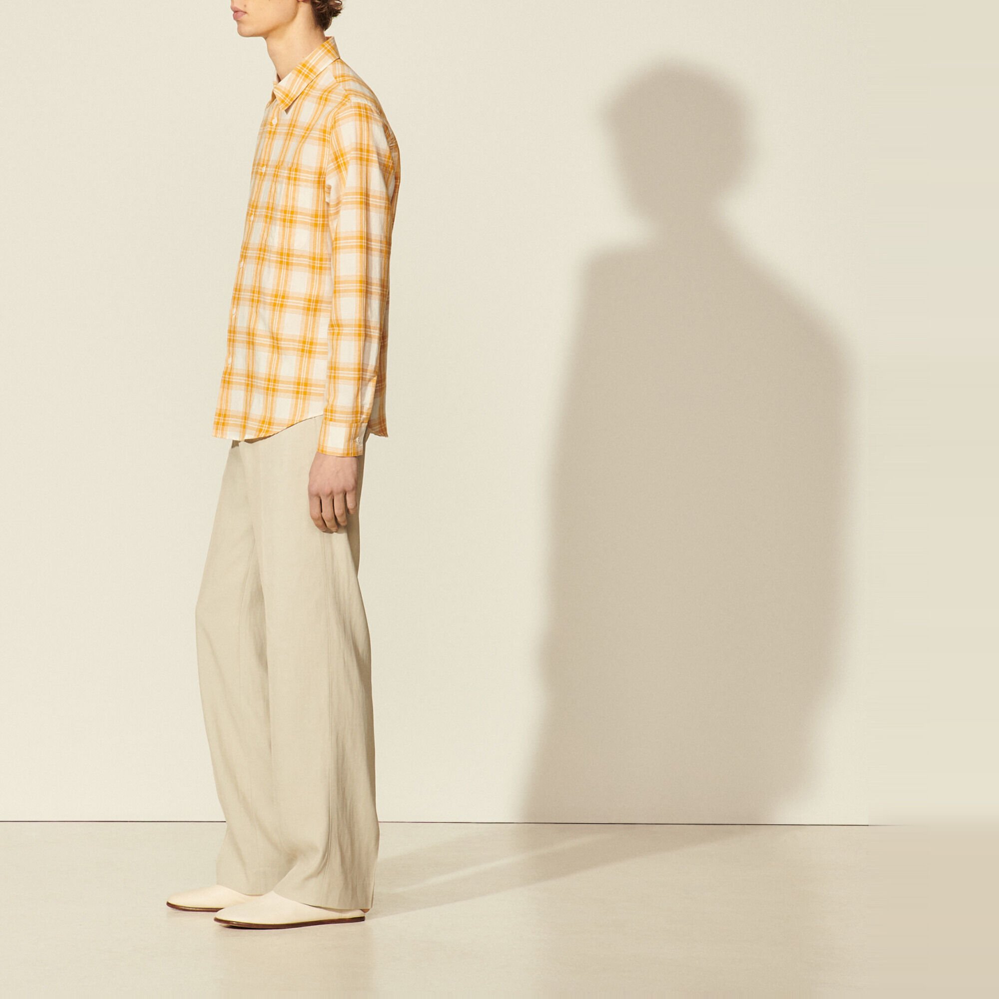 Checked cotton shirt