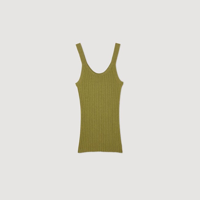 Ribbed vest top
