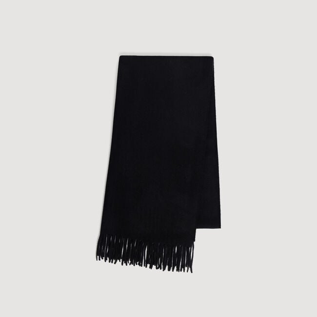 Wool and cashmere scarf