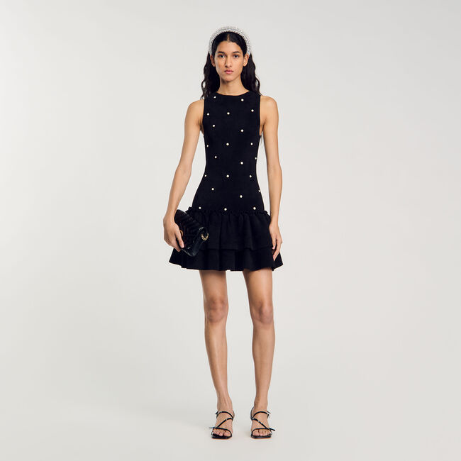 Velvet knit dress