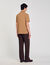 Polo shirt with flower patch