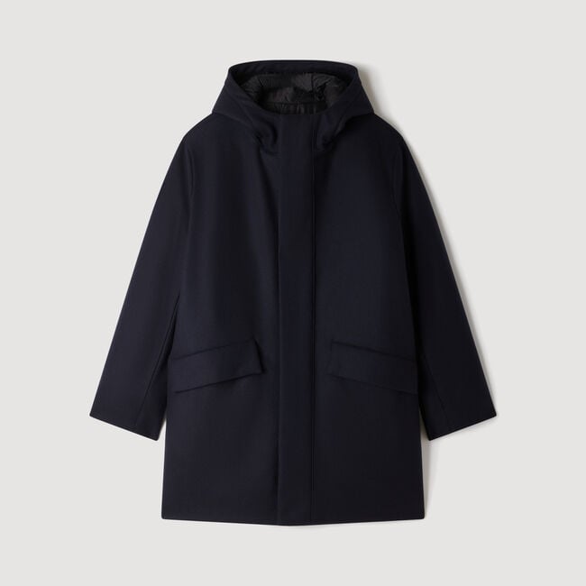 Wool and cashmere parka - Men | Sandro