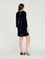 Short crushed velvet dress