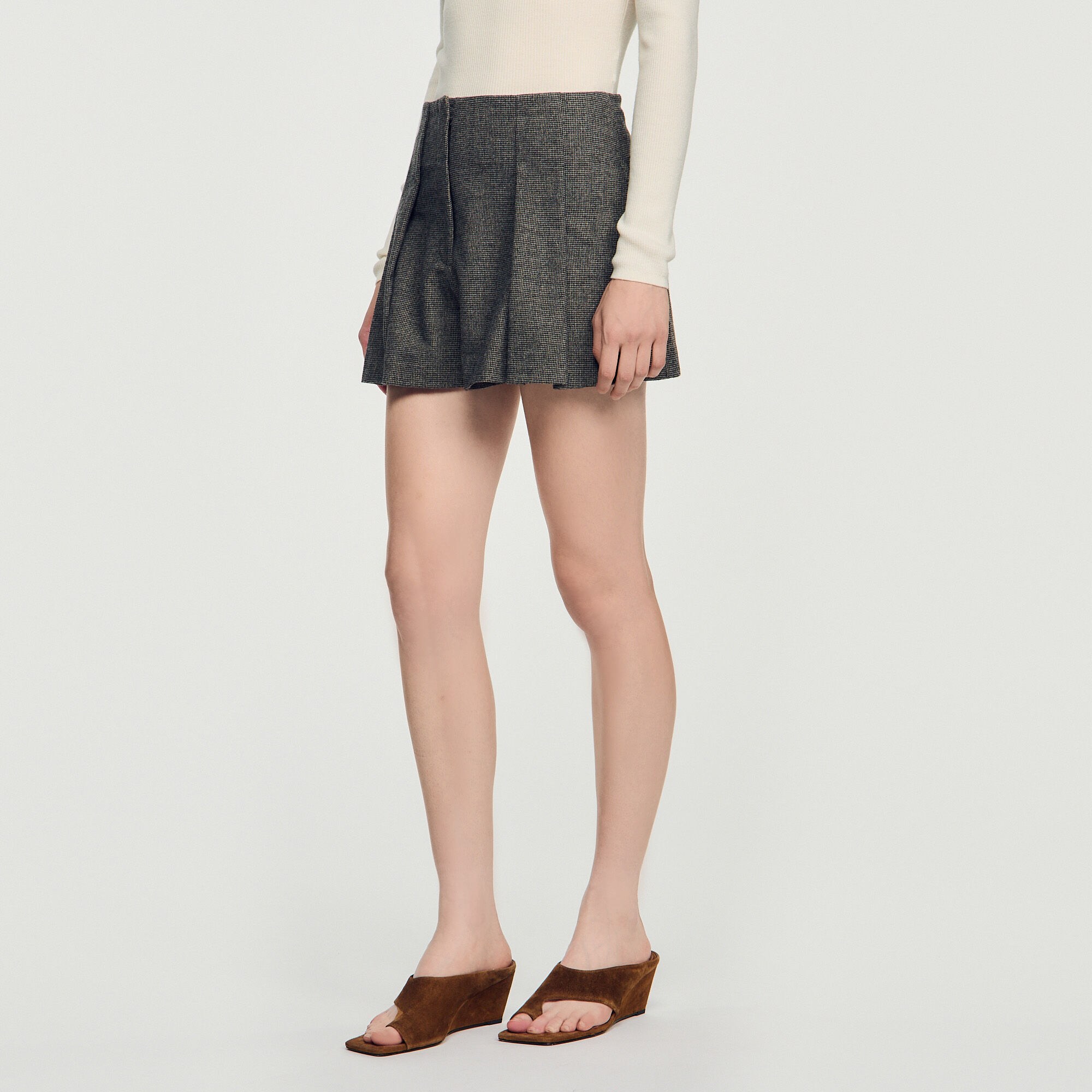 Suede wedge sandals - Women | Sandro
