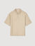 Zip-neck polo shirt