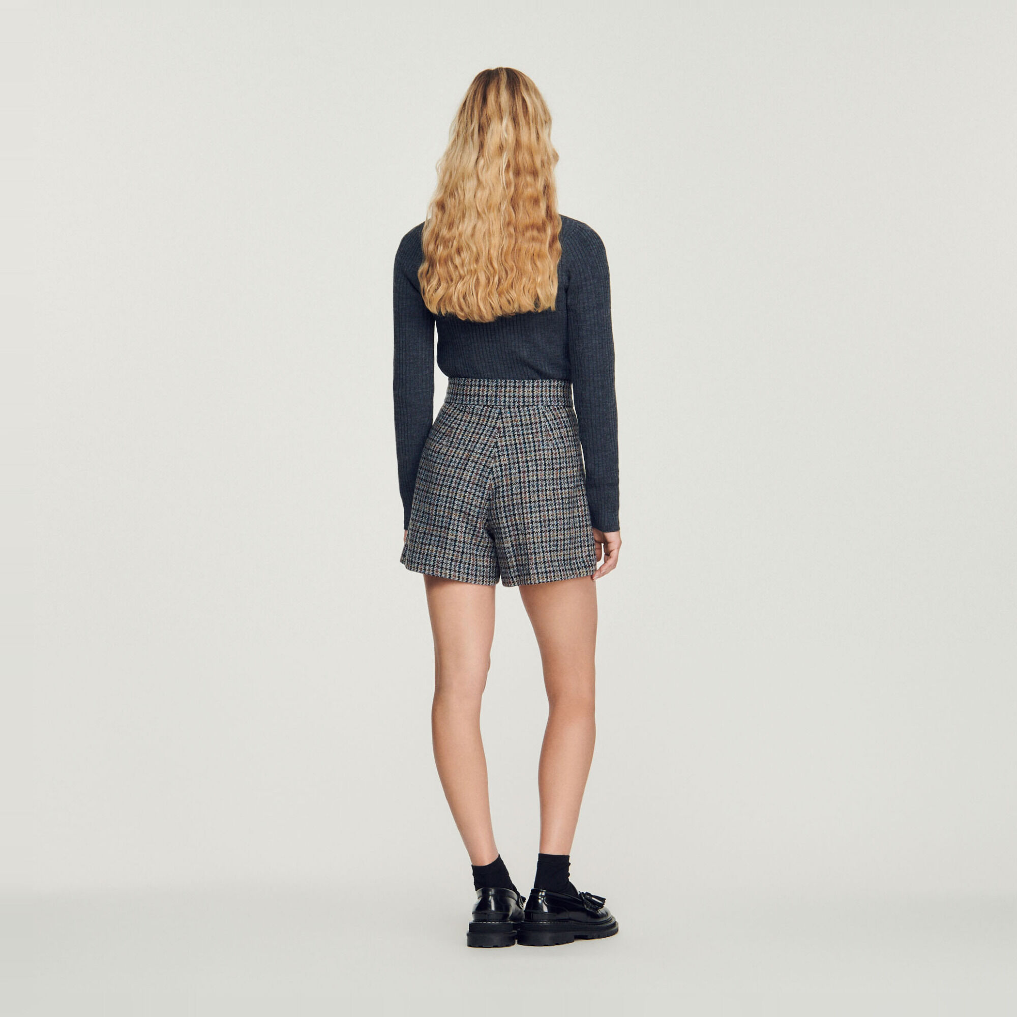 Checked shorts