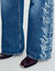 Flared flame jeans
