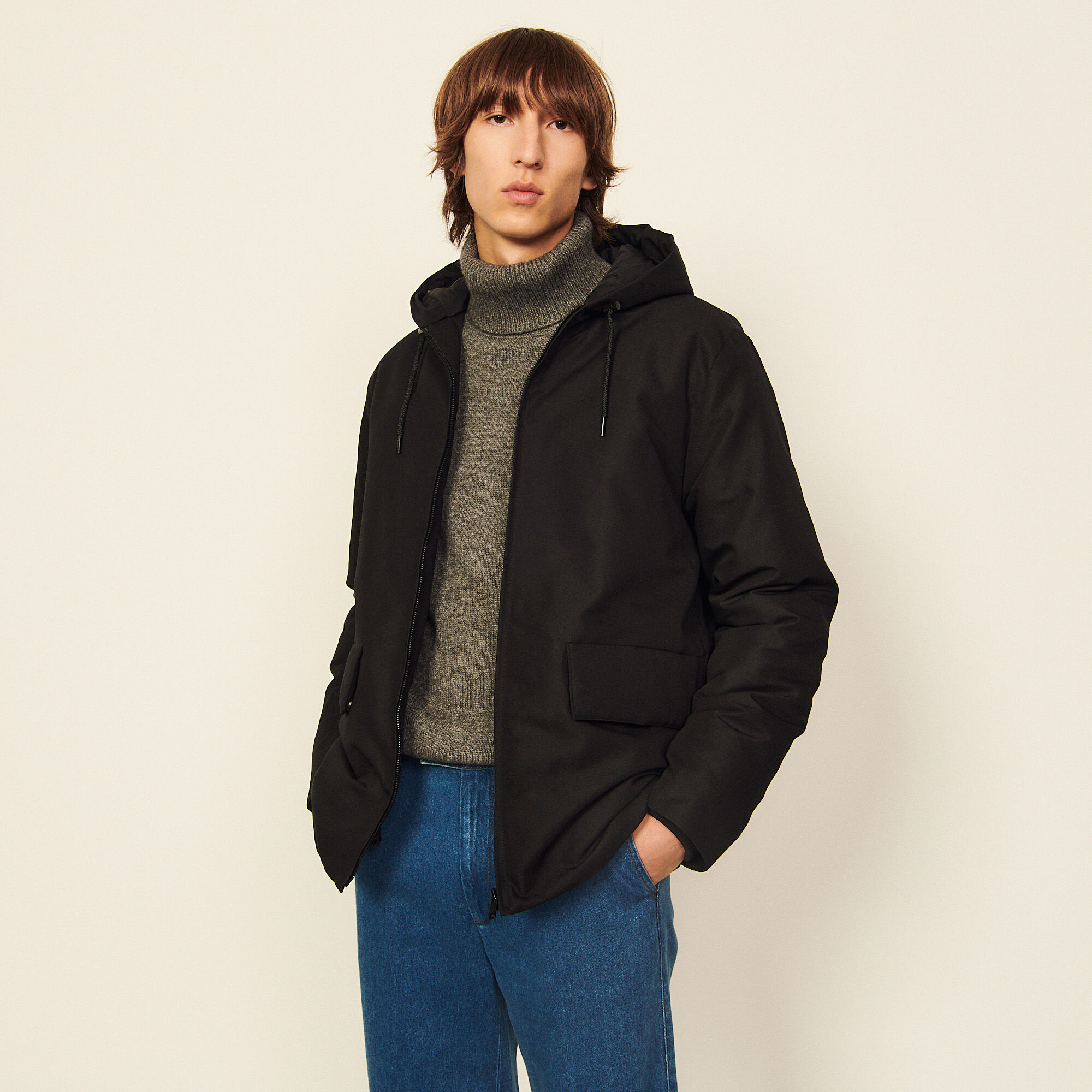 Parka in technical fabric