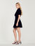 Short velvet dress