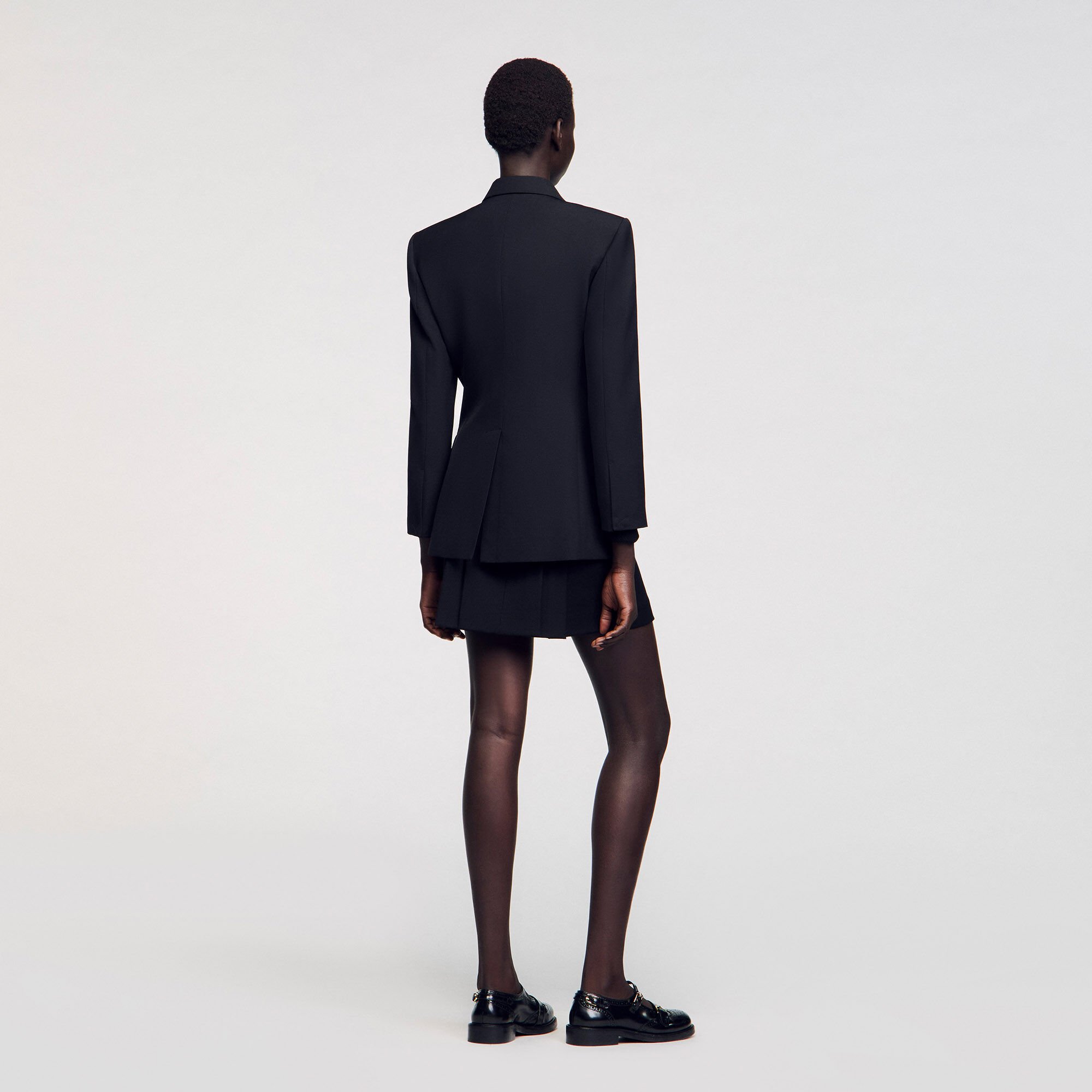 Double-breasted suit jacket