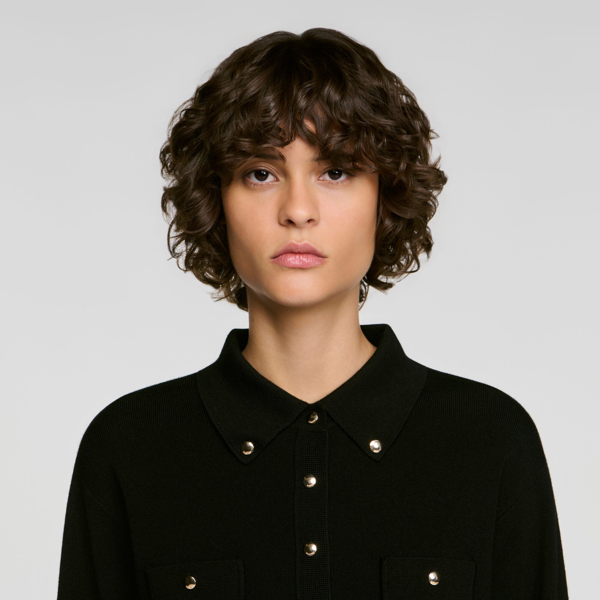 Cardigan with metal buttons - Women | Sandro
