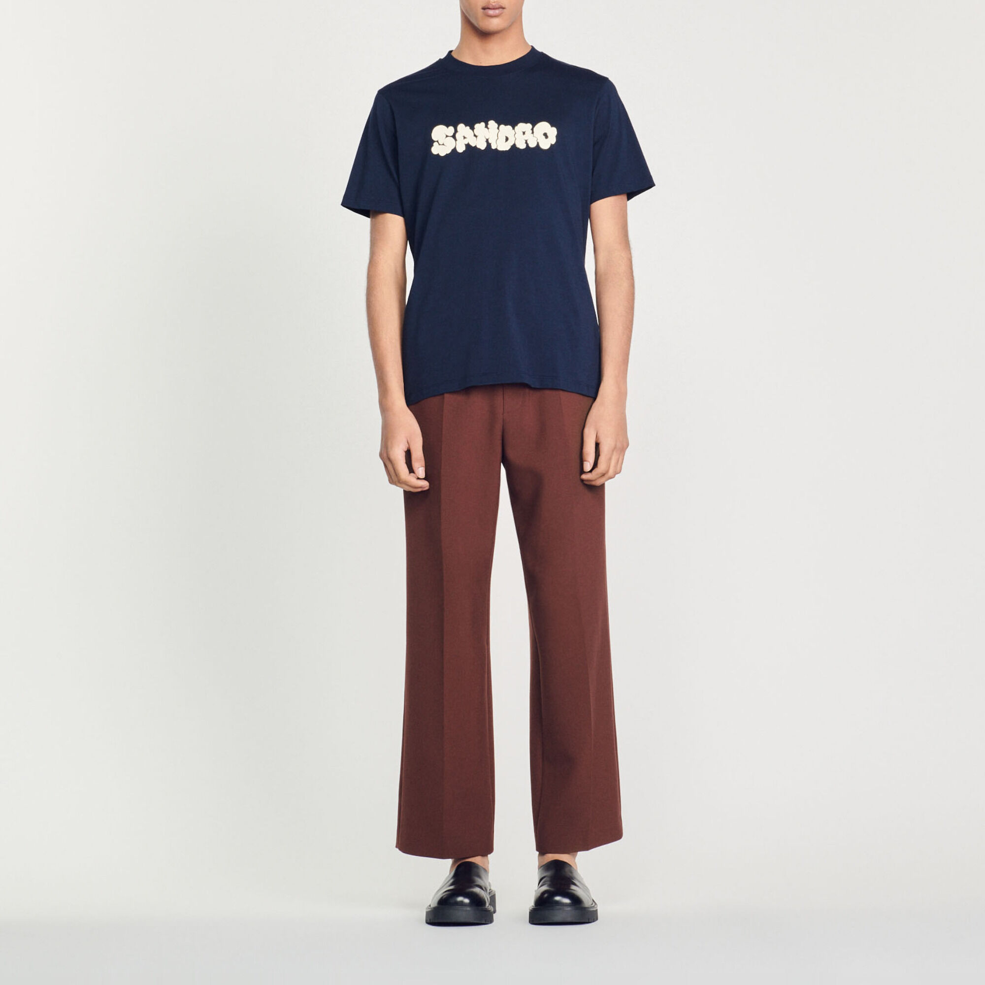 Sandro embroidery T shirt