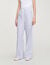 Rhinestone striped trousers