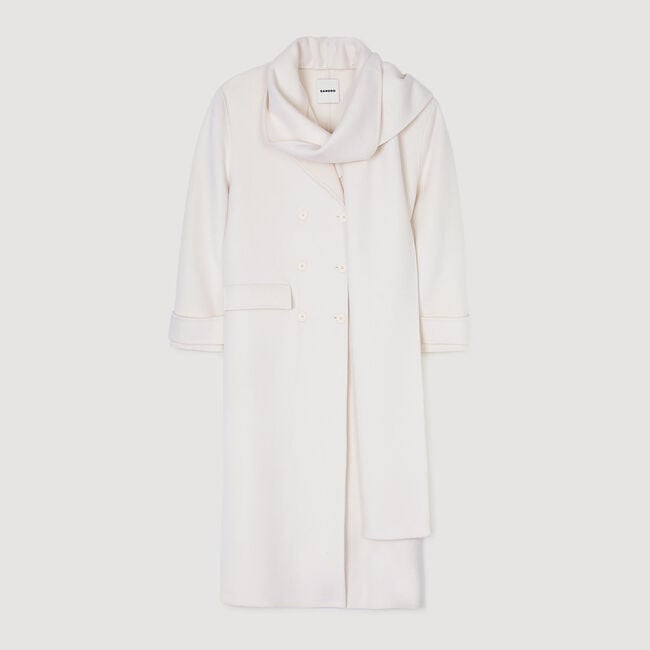 Oversized wool coat