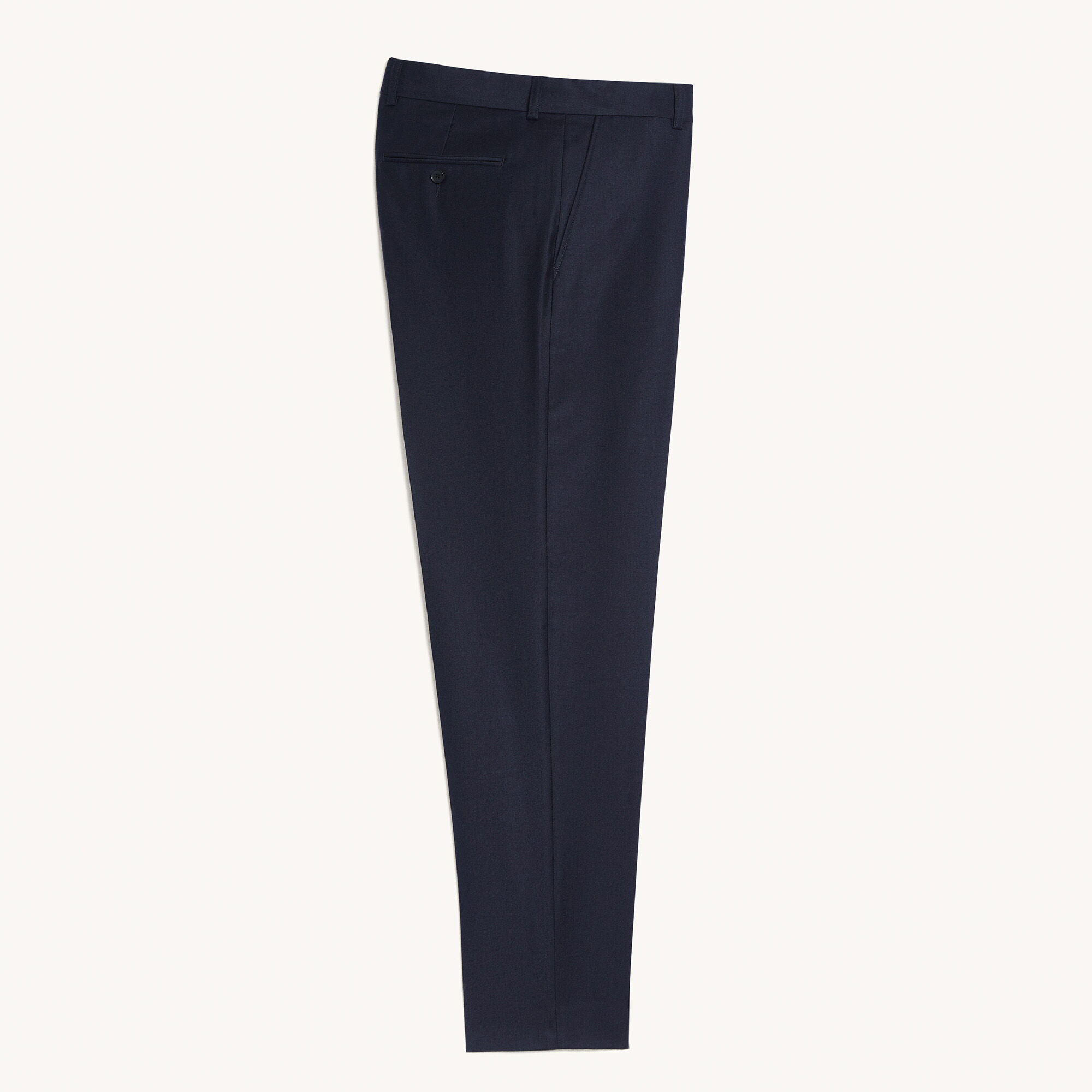 Flannel suit trousers